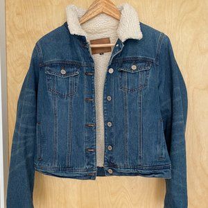 Sherpa Lined Jean Jacket